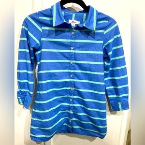 Vineyard Vines Girls Button Down Dress 14